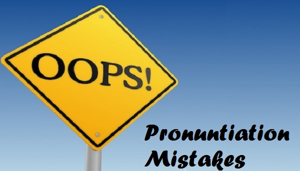 pronuntiation mistakes